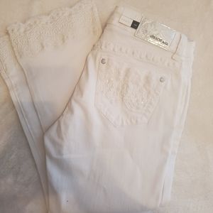 Grace In LA white womens jeans